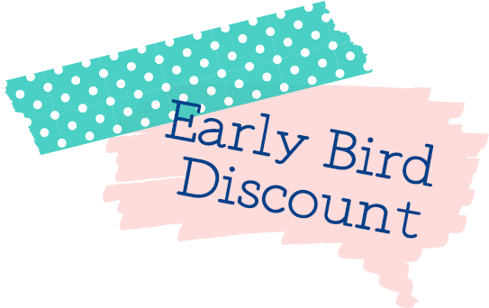 Early Bird Discount