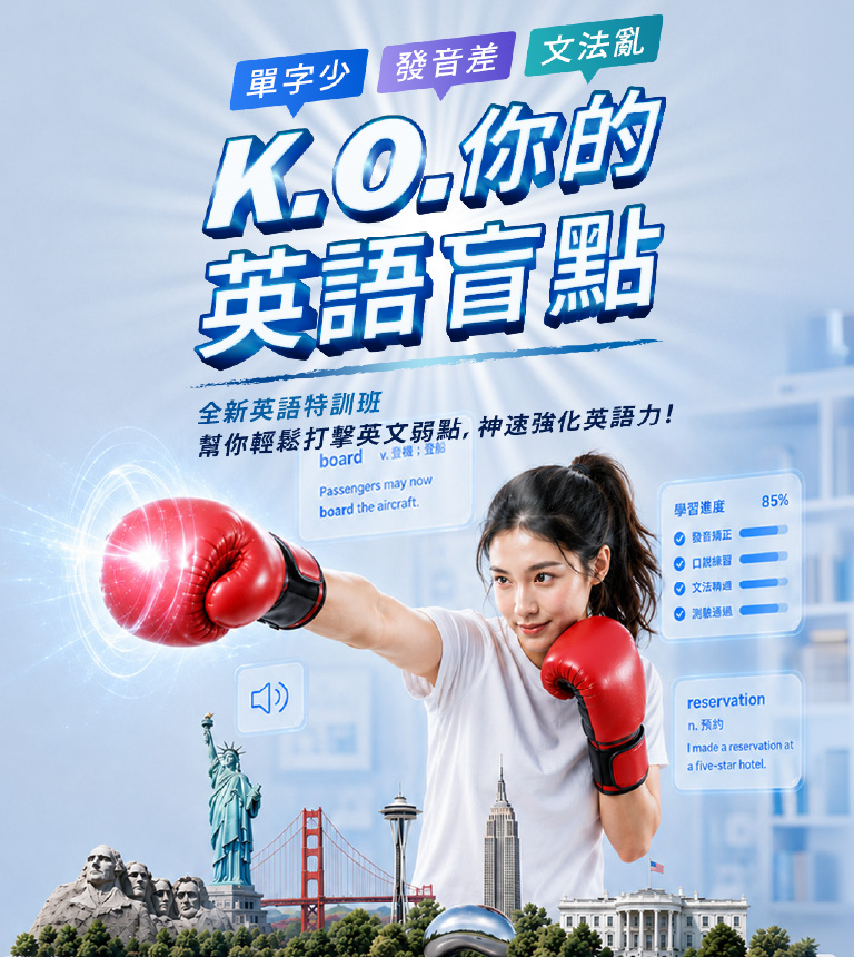 巨匠美語-K.O.你的英語盲點！